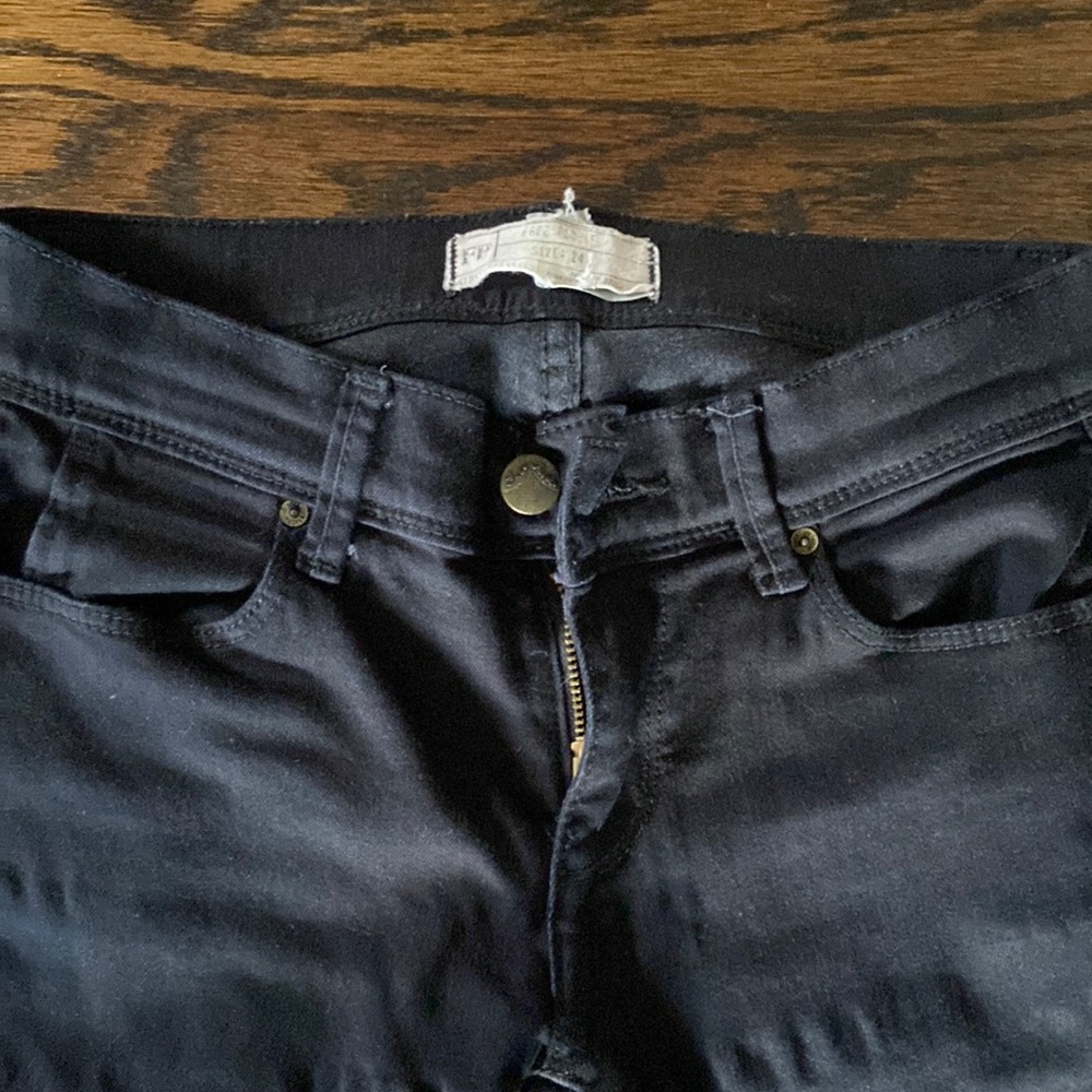 Free People Black Skinny Jeans